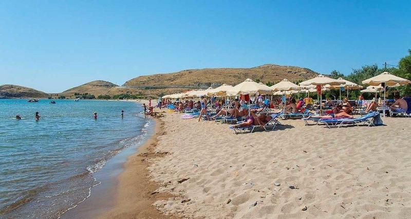 Platy Beach Hotel Buitenkant foto